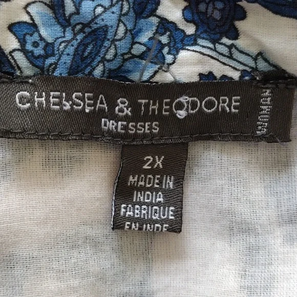 Chelsea & Theodore 100% Cotton Dress. Size 2X - Picture 5 of 11